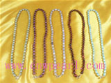 5-6mm rice freshwater pearl necklace with dye colors